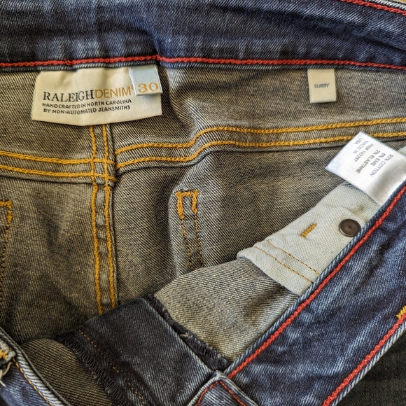 Raleigh Denim Women's Jeans Size 30 Surry Dark Wash - Picture 2 of 9